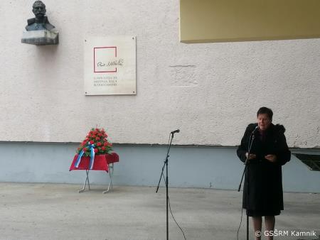 Polaganje venca ob dnevu Rudolfa Maistra pri GSŠRM (2)